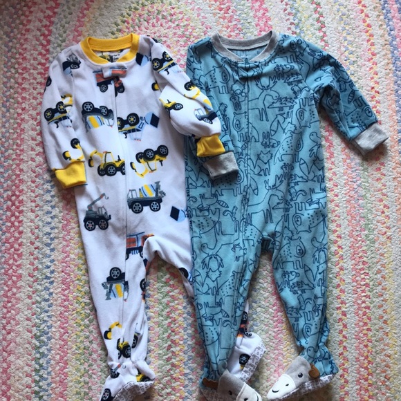 🧸Bundle Carter’s Long Sleeve Fotties - Picture 2 of 7